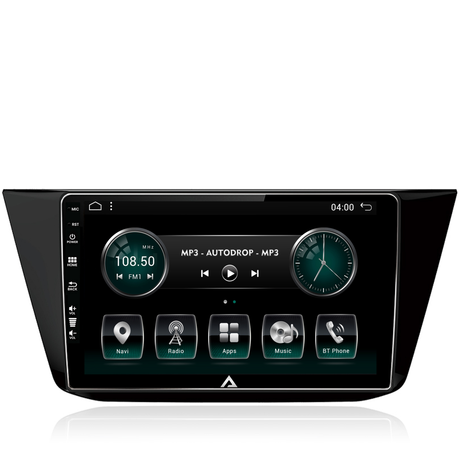 Navigatie Volkswagen Tiguan (2016+), Android 12, A-Octacore / 2GB RAM + 32GB ROM, 10.1 Inch - AD-BGA10002+AD-BGRKIT036